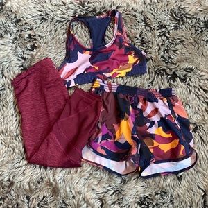 Old Navy girls workout set